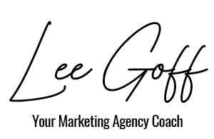 Lee Goff's black logo